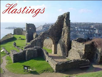 Hastings castle (c) hastings.uk.net