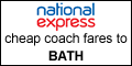 cheap coach tickets and timetable for coaches to bath