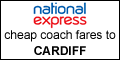 cheap coach tickets and timetable for coaches to cardiff