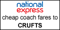 Coach tickets to Crufts