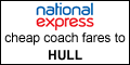 cheap coach tickets and timetable for coaches to hull