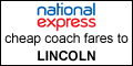 cheap coach tickets and timetable for coaches to lincoln