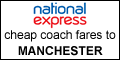 cheap coach tickets and timetable for coaches to manchester