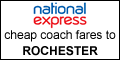 cheap coach tickets and timetable for coaches to rochester