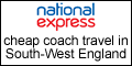 cheap coach tickets and timetable for coaches to south-west england