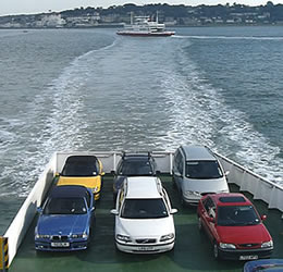 Car ferry returns to the